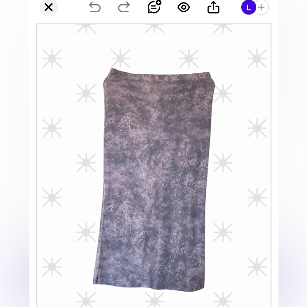 Zara Gray Maxi Skirt